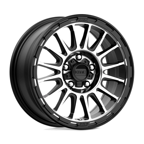 KMC Km542 Impact 16X7 5X114.3 +30MM Satin Black Machined