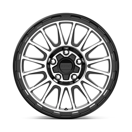 KMC Km542 Impact 16X7 5X114.3 +30MM Satin Black Machined