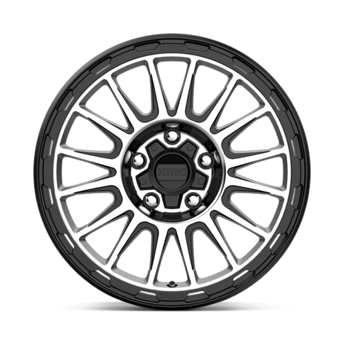 KMC Km542 Impact 16X7 5X110 +30MM Satin Black Machined