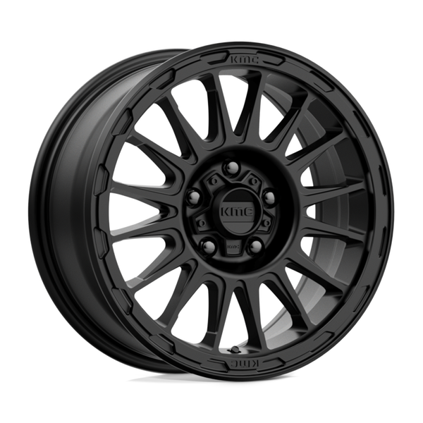 KMC Km542 Impact 17X8 6X139.7 +35MM Satin Black