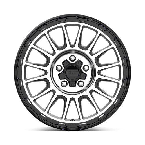 KMC Km542 Impact 17X8 5X114.3 +35MM Satin Black Machined