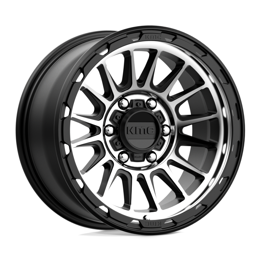 KMC Km542 Impact 17X8.5 6X139.7 +0MM Satin Black Machined