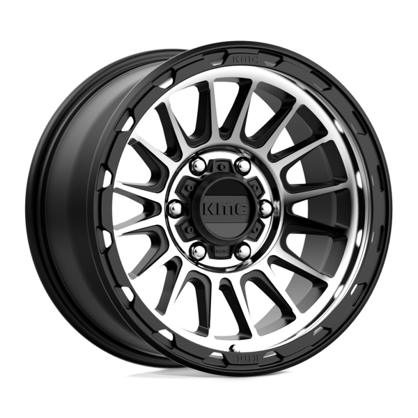 KMC Km542 Impact 17X8.5 6X139.7 +0MM Satin Black Machined