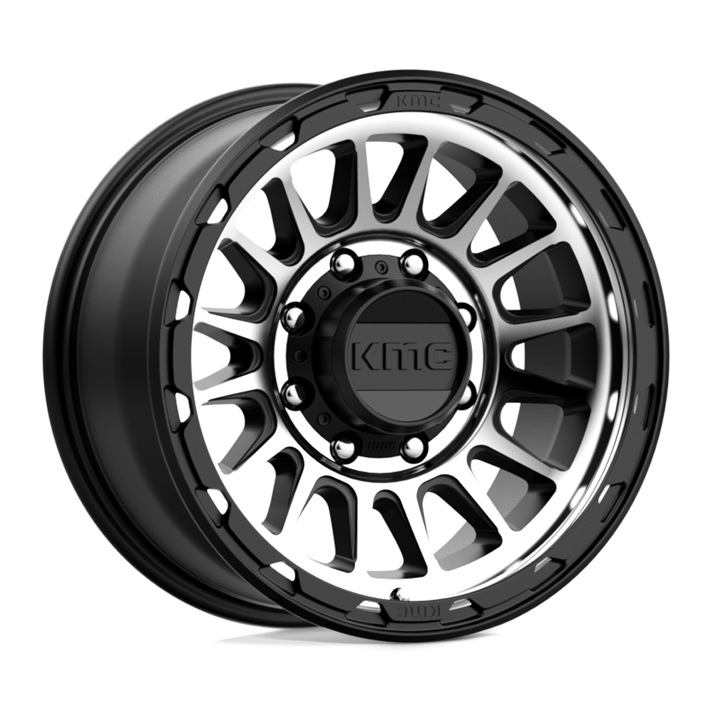 KMC Km542 Impact 17X8.5 8X165.1 +0MM Satin Black Machined