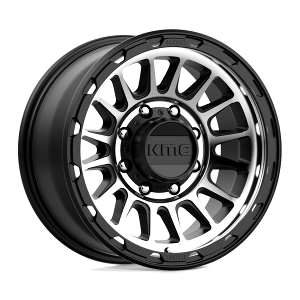 KMC Km542 Impact 17X8.5 8X165.1 +0MM Satin Black Machined