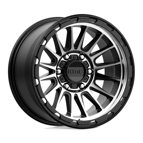 KMC Km542 Impact 17X9 6X139.7 -12MM Satin Black Machined