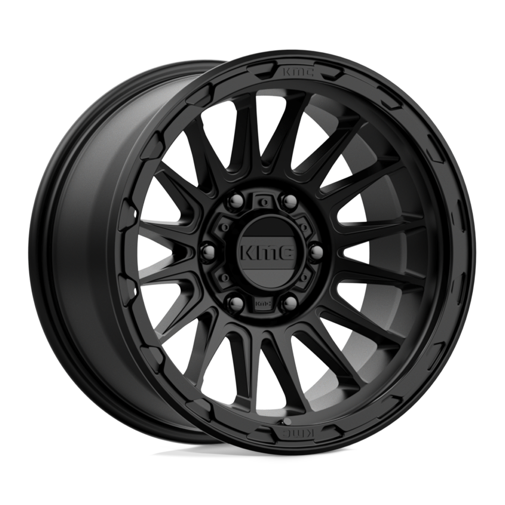 KMC Km542 Impact 17X9 6X139.7 -12MM Satin Black