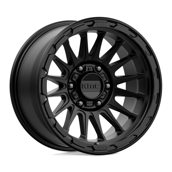 KMC Km542 Impact 17X9 6X139.7 -12MM Satin Black
