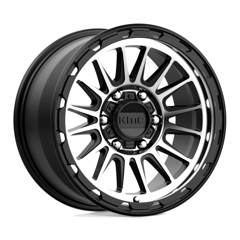 KMC Km542 Impact 17X9 6X135 +18MM Satin Black Machined