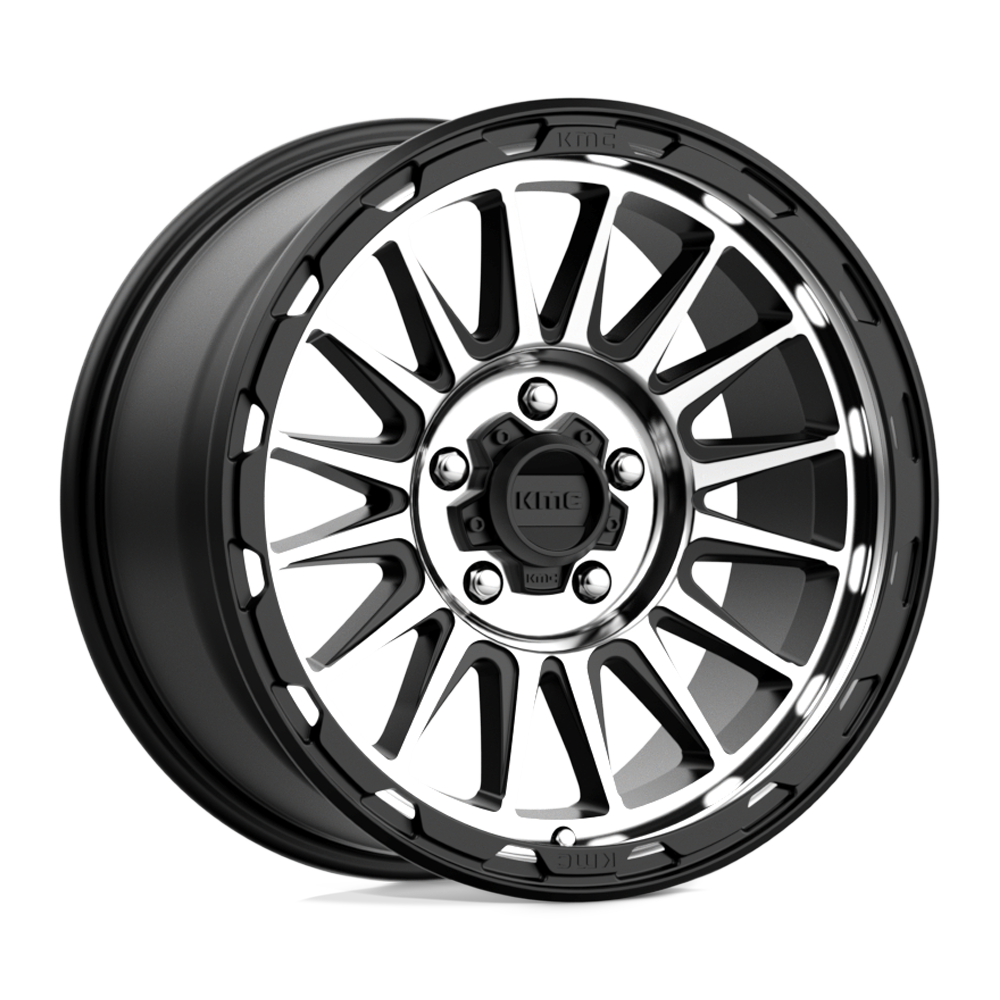 KMC Km542 Impact 18X9 5X127 +18MM Satin Black Machined