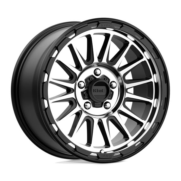 KMC Km542 Impact 18X9 5X127 +18MM Satin Black Machined