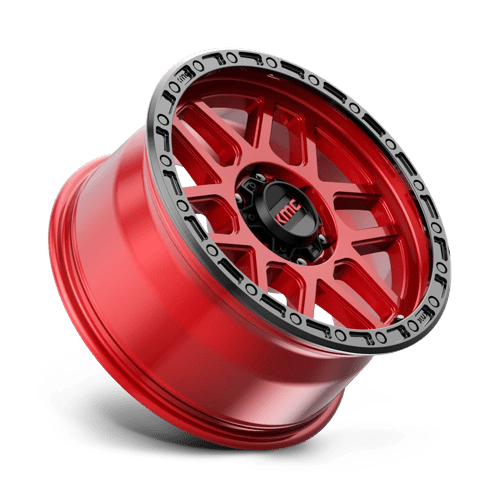 KMC Km544 Mesa 18X9 6X114.3 +18MM Candy Red W/ Black Lip