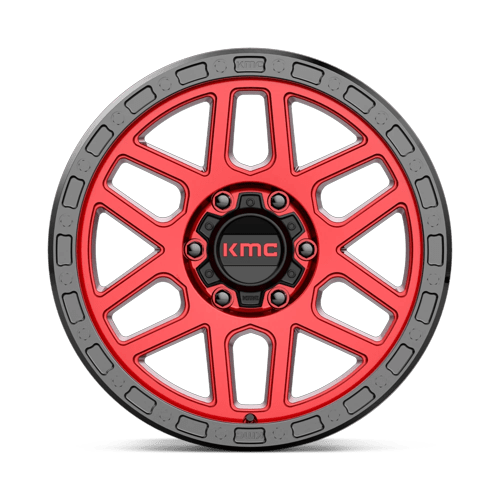 KMC Km544 Mesa 17X9 6X139.7 +18MM Candy Red W/ Black Lip
