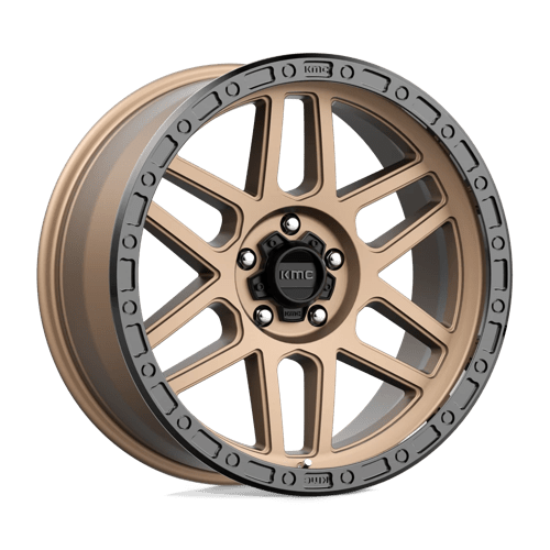 KMC Km544 Mesa 17X9 5X150 -12MM Matte Bronze W/ Black Lip