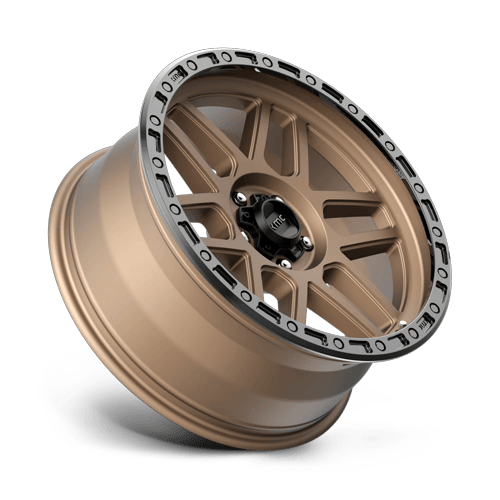 KMC Km544 Mesa 20X9 5X127 +0MM Matte Bronze W/ Black Lip