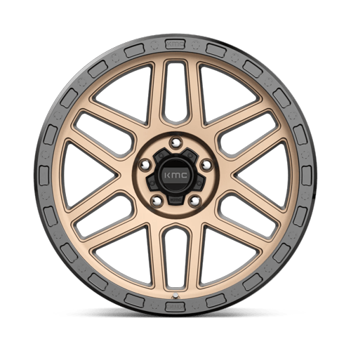 KMC Km544 Mesa 20X9 5X127 +0MM Matte Bronze W/ Black Lip