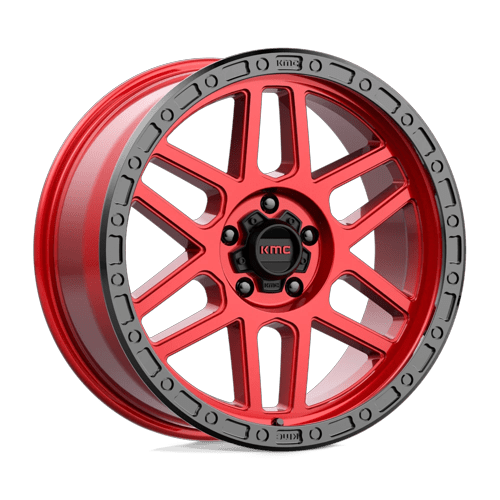 KMC Km544 Mesa 20X9 5X150 +25MM Candy Red W/ Black Lip