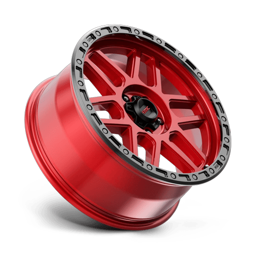 KMC Km544 Mesa 17X9 5X127 +18MM Candy Red W/ Black Lip