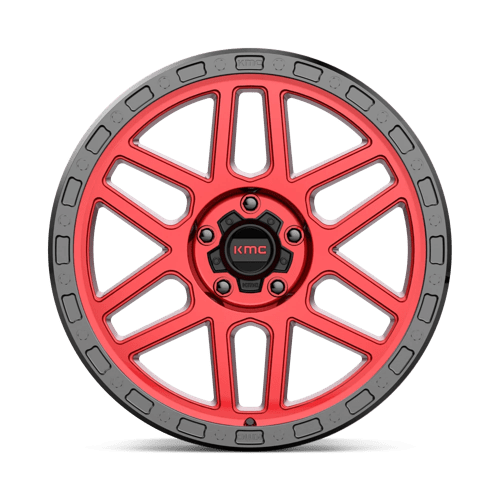 KMC Km544 Mesa 20X9 5X150 +25MM Candy Red W/ Black Lip