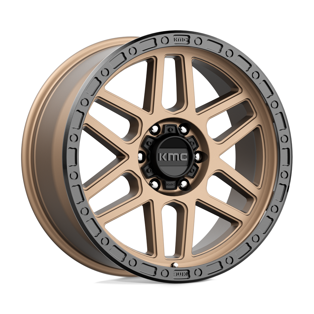 KMC Km544 Mesa 17X9 6X114.3 +18MM Matte Bronze W/ Black Lip