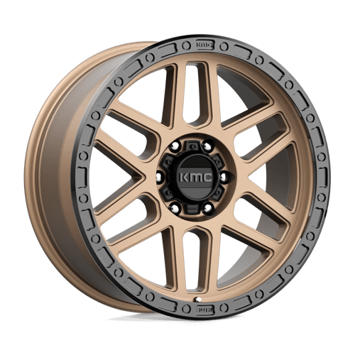 KMC Km544 Mesa 17X9 6X139.7 +18MM Matte Bronze W/ Black Lip
