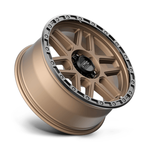 KMC Km544 Mesa 17X9 6X139.7 +18MM Matte Bronze W/ Black Lip