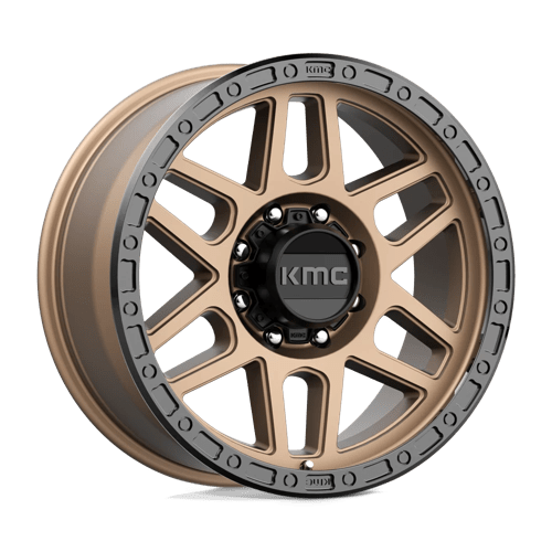 KMC Km544 Mesa 17X9 8X165.1 +18MM Matte Bronze W/ Black Lip