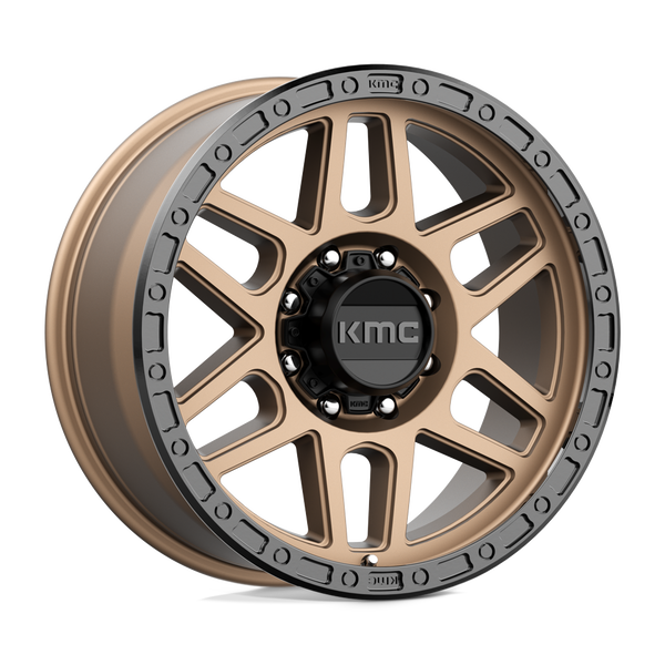 KMC Km544 Mesa 17X9 8X165.1 +18MM Matte Bronze W/ Black Lip