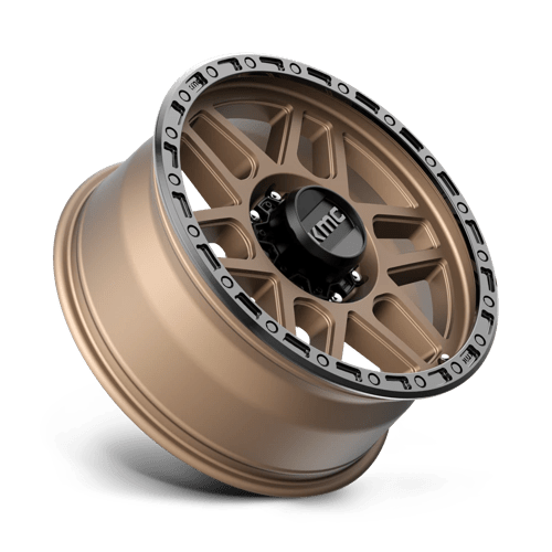 KMC Km544 Mesa 17X9 8X165.1 +18MM Matte Bronze W/ Black Lip