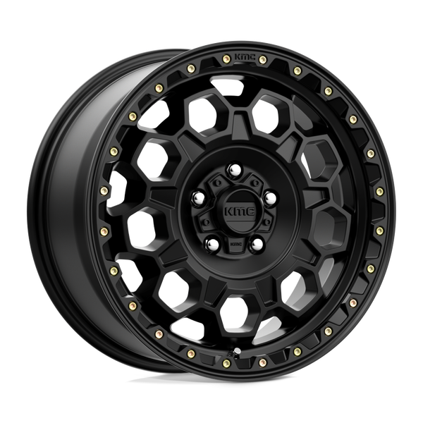 KMC Km545 Trek 17X9 6X139.7 -12MM Satin Black
