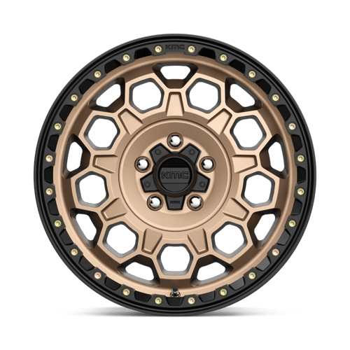 KMC Km545 Trek 17X8 5X108 +38MM Matte Bronze W/ Black Lip
