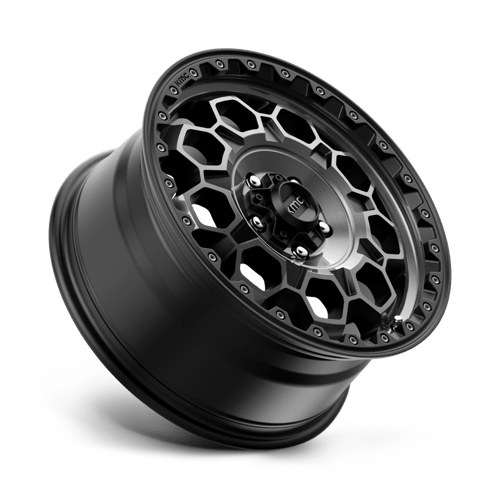 KMC Km545 Trek 17X8 5X114.3 +35MM Satin Black W/ Gray Tint