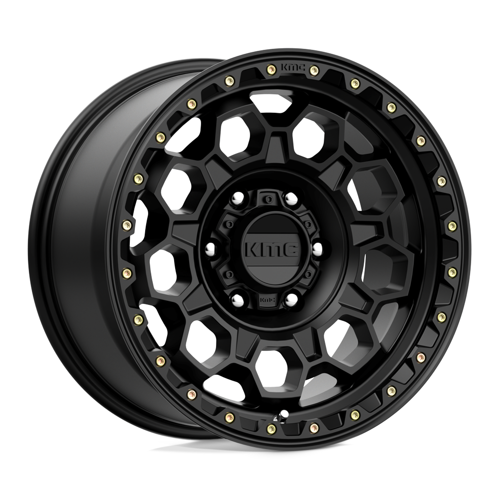 KMC Km545 Trek 17X9 6X139.7 +0MM Satin Black