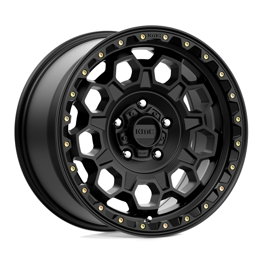 KMC Km545 Trek 17X9 5X127 +18MM Satin Black
