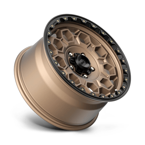 KMC Km545 Trek 17X9 5X127 +18MM Matte Bronze W/ Black Lip