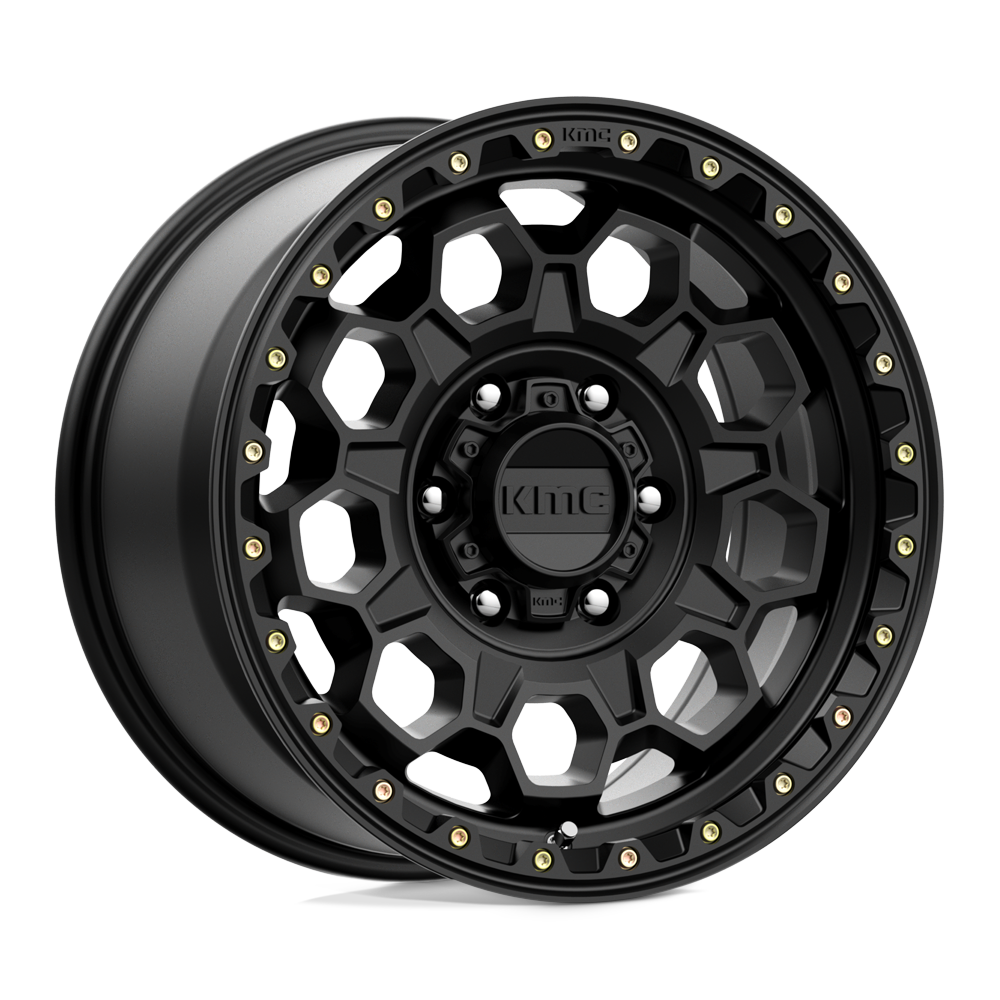 KMC Km545 Trek 17X9 6X139.7 +18MM Satin Black