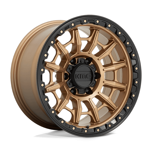 KMC Km547 Carnage 17X9 5X127 +0MM Matte Bronze W/ Black Lip