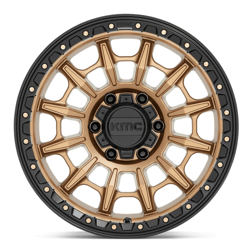 KMC Km547 Carnage 17X9 6X139.7 +0MM Matte Bronze W/ Black Lip