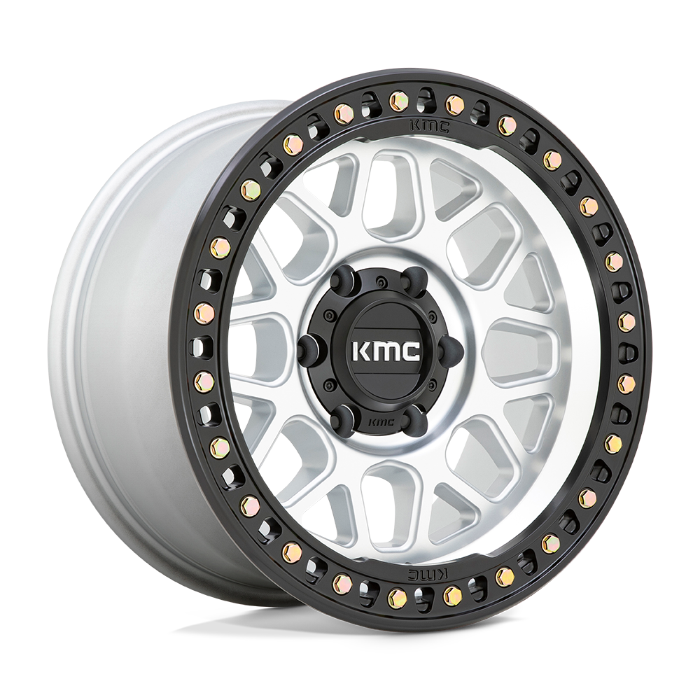 KMC Km549 Grs 18X9 8X180 +18MM Machined W/ Satin Black Lip