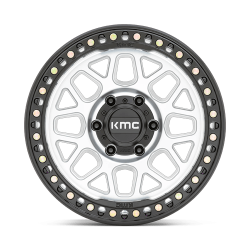 KMC Km549 Grs 18X9 6X139.7 +18MM Machined W/ Satin Black Lip