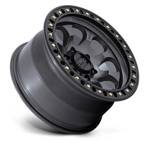 KMC Km550 Riot Sbl 17X9 5X127 -12MM Anthracite W/ Satin Black Lip