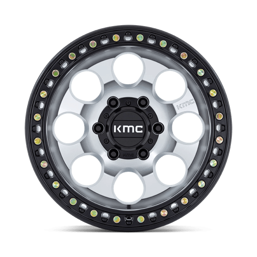 KMC Km550 Riot Sbl 18X9 6X139.7 +18MM Machined W/ Satin Black Lip