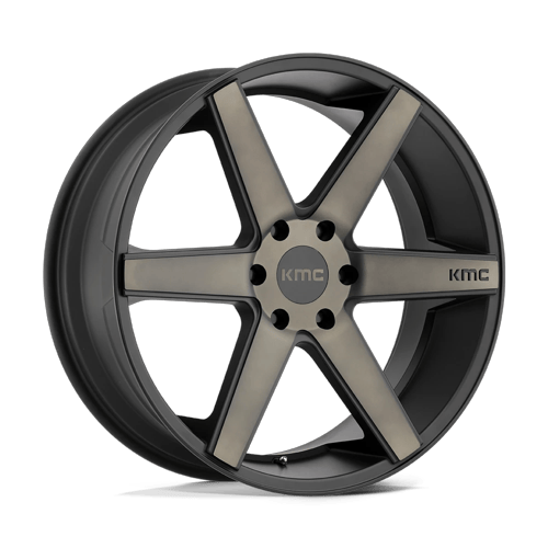 KMC Km704 District Truck 20X8.5 6X135 +38MM Matte Black W/ Dark Tint