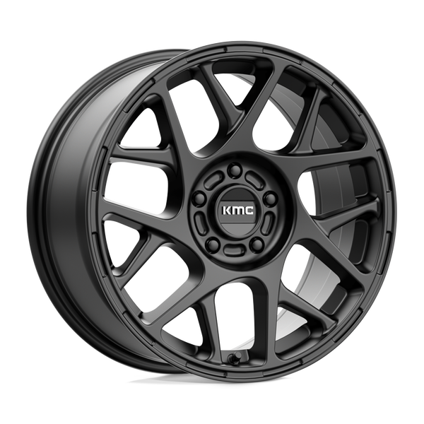 KMC Km708 Bully 17X8 5X114.3 +38MM Satin Black