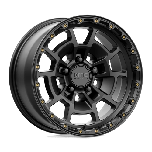 KMC Km718 Summit 17X8.5 5X127 +0MM Satin Black