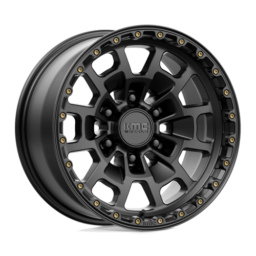 KMC Km718 Summit 17X8.5 6X139.7 +0MM Satin Black