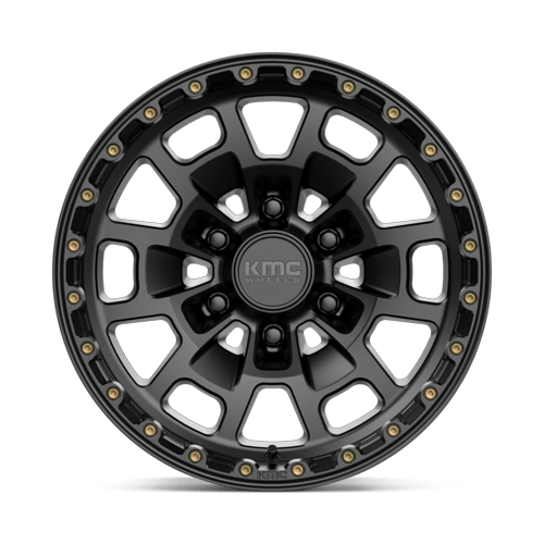 KMC Km718 Summit 17X8.5 6X139.7 +0MM Satin Black