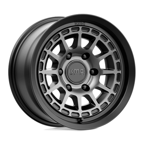 KMC Km719 Canyon 16X8 6X139.7 +0MM Satin Black W/ Gray Tint