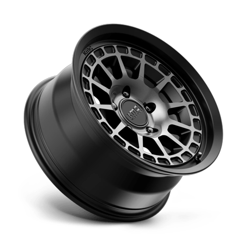 KMC Km719 Canyon 17X8.5 5X127 +0MM Satin Black W/ Gray Tint