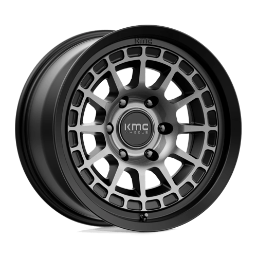 KMC Km719 Canyon 17X8.5 6X139.7 +0MM Satin Black W/ Gray Tint